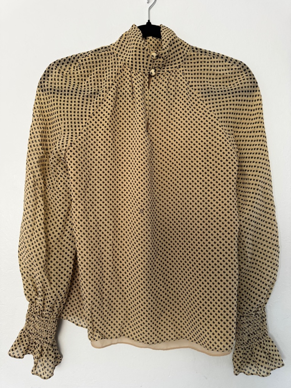 Tory Burch Colette Silk Blouse Size M
